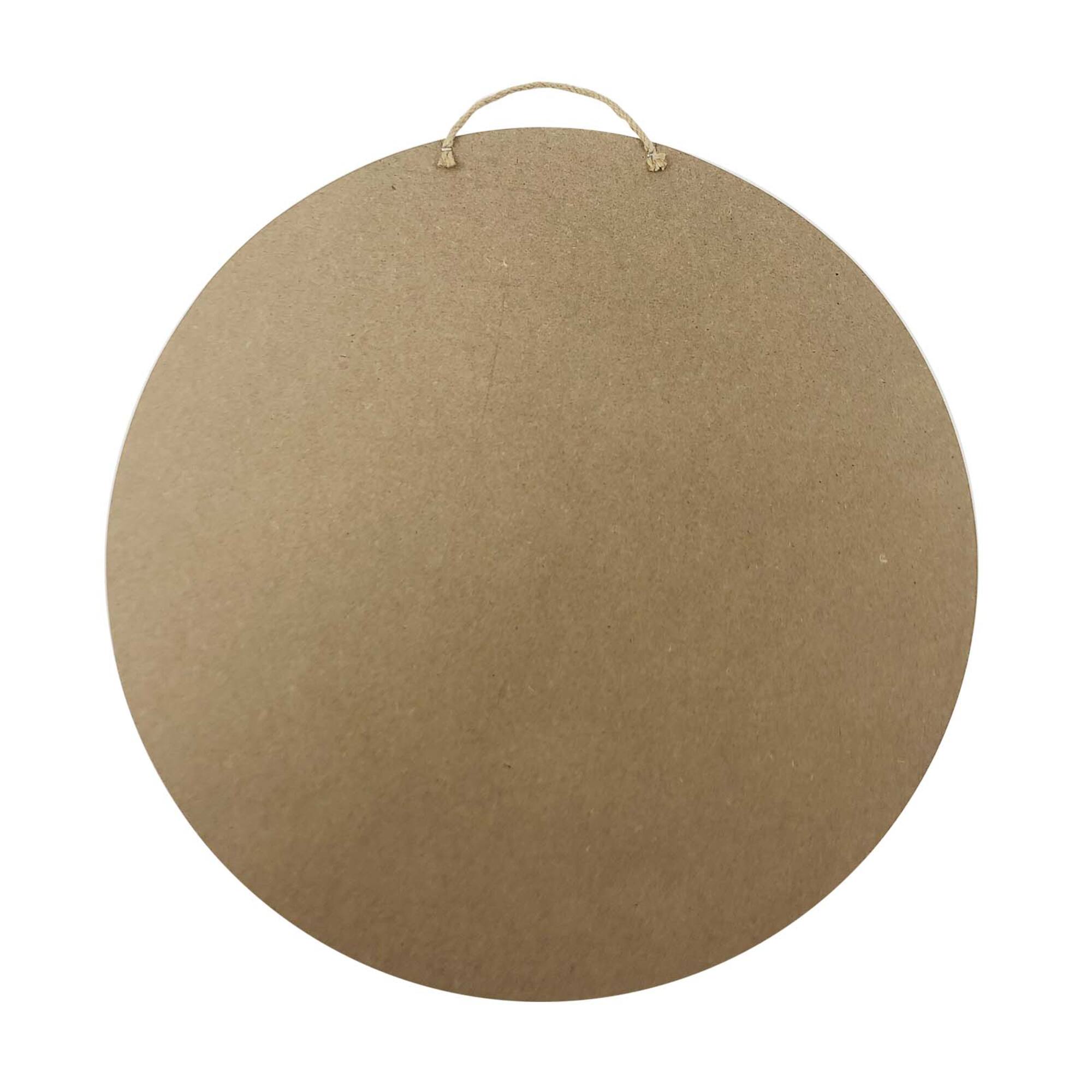 18" Unfinished Round Plaque by Make Market®